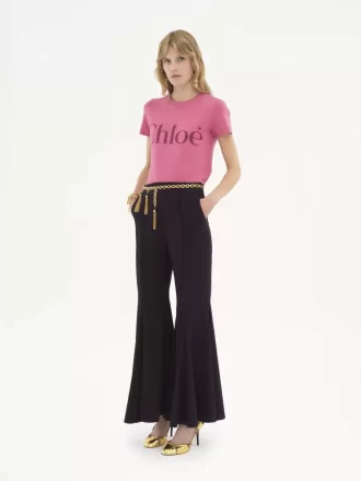 Camiseta de algodón con logo para bebé Camiseta de algodón con logo para bebé