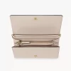 Cartera con solapa y cadena Chloé Iconic en piel brillante Cartera con solapa y cadena Chloé Iconic en piel brillante