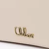 Cartera con solapa y cadena Chloé Iconic en piel brillante Cartera con solapa y cadena Chloé Iconic en piel brillante