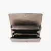 Cartera con solapa y cadena Chloé Iconic en piel metalizada Cartera con solapa y cadena Chloé Iconic en piel metalizada