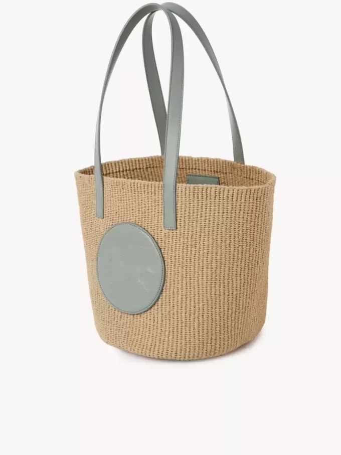 Cesta grande para medallas de caballo en fibras naturales Cesta grande para medallas de caballo en fibras naturales