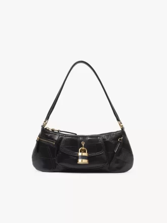 El bolso de hombro 99 en piel efecto cocodrilo El bolso de hombro 99 en piel efecto cocodrilo