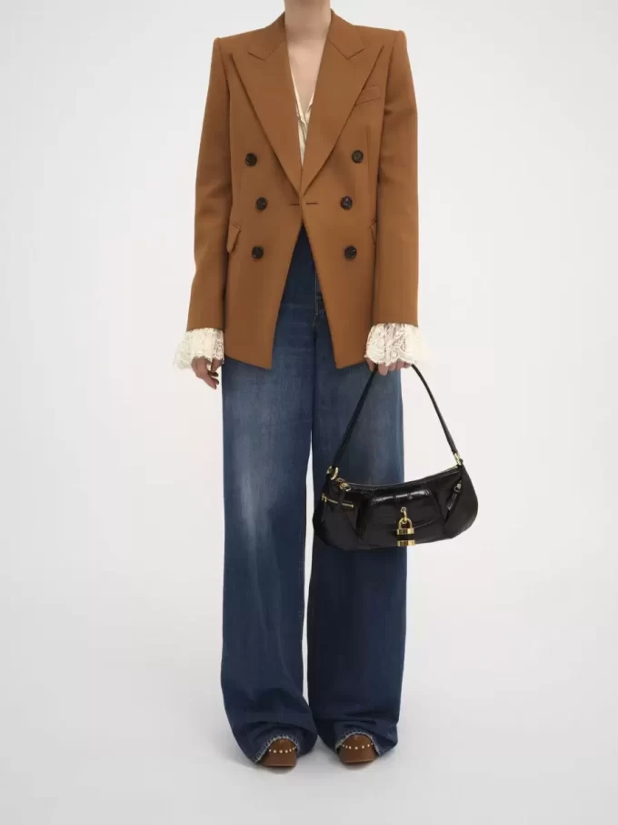 El bolso de hombro 99 en piel efecto cocodrilo El bolso de hombro 99 en piel efecto cocodrilo