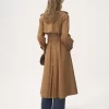 Gabardina larga de gabardina de algodón Gabardina larga de gabardina de algodón